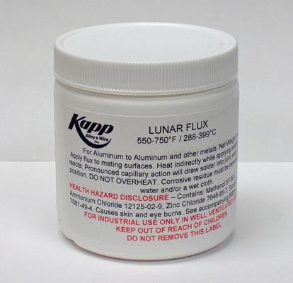 Kapp Lunar Flux - High Temperature Soldering Flux for Aluminum and Diecast